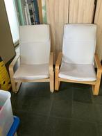 2 zetels fauteuils IKEA PELLO, Ophalen, Eenpersoons, Minder dan 75 cm, Zo goed als nieuw