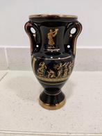 Vase vintage D. Strigos - Accents en or 24 carats, Antiquités & Art, Antiquités | Vases, Enlèvement ou Envoi