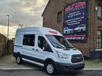 Ford Transit 2015 2.2 125pk/3 per/Led/Navi/Lichte-Vracht, Zwart, 4 cilinders, Wit, Bedrijf
