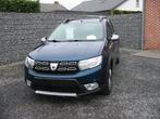 dacia sandero stepway + benzine, Auto's, Voorwielaandrijving, Stof, Blauw, https://public.car-pass.be/vhr/420bf2b3-23d8-49f1-89b0-f10a68ae5f03