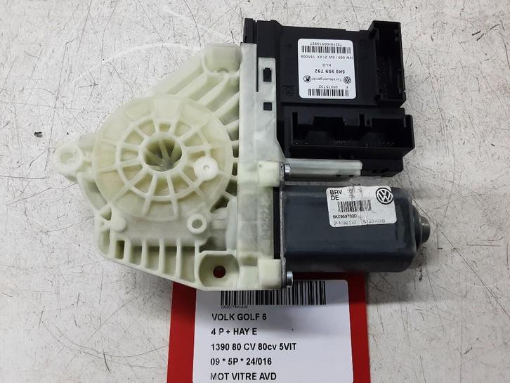 MOTOR RAAMMECHANIEK RECHTS VOOR Golf VI (5K1) (5K0959702D), Auto-onderdelen, Carrosserie, Volkswagen, Voor, Rechts, Gebruikt