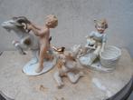 3 antieke beeldjes  kindjes, Antiek en Kunst, Ophalen of Verzenden