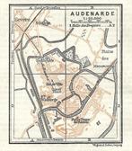 1910 - Oudenaarde stadsplannetje, Envoi, Belgique