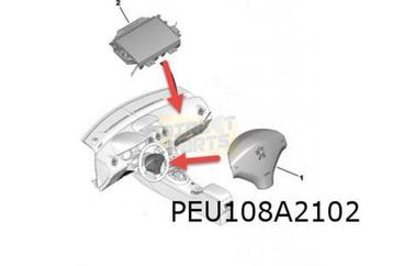 Peugeot 308 (9/07-1/14) bijrijdersairbag Origineel! 8216RQ beschikbaar voor biedingen