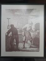 Portret bakker, Antiek en Kunst, Ophalen of Verzenden