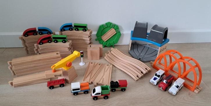 Houten speelbaan (Ikea), Kinderen en Baby's, Speelgoed | Houten speelgoed, Zo goed als nieuw, Overige typen, Ophalen