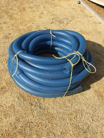 Flexibele PVC zuigslang diam. 60 mm blauw / transparant beschikbaar voor biedingen