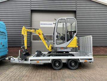 Neuson ET16 minigraver NIEUW + Vlemmix 2 asser €445 LEASE