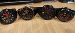 Ferrari, set van vier, officieel horloge, Handtassen en Accessoires, Horloges | Heren, Ophalen of Verzenden