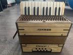 Antieke accordeon student, Muziek en Instrumenten, Accordeons, Ophalen, Gebruikt, Hohner, Met riemen