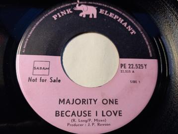 Majority One ‎– Because I Love / Get Back Home '7 Near Mint beschikbaar voor biedingen