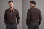 Two Boks Paris herenhemd , bruin met roze details, zie foto', Kleding | Heren, Overhemden, Ophalen, Bruin