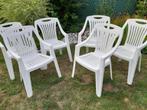PVC tuinstoel, Tuin en Terras, Tuinstoelen, Ophalen, Gebruikt, Kunststof, Stapelbaar