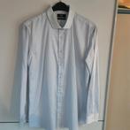 NIEUW prachtig hemd wit blauw kleine print mt XL Slim Fit, Ophalen of Verzenden, Blauw