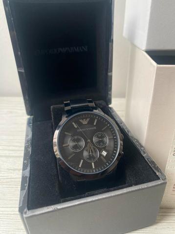 Emporio Armani Horloge AR-2453 (zwart) - Zo goed als nieuw beschikbaar voor biedingen