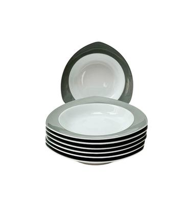 Set/7 diepe borden Vario Marble Grey Thomas Rosenthal, Neuf, Uni, Assiettes(s), Enlèvement ou Envoi