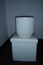 Witte cache-pot, Synthétique, 25 à 40 cm, Rond, Enlèvement