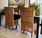 4 stoelen, Huis en Inrichting, Stoelen, Ophalen, Overige materialen, Bruin, Vier