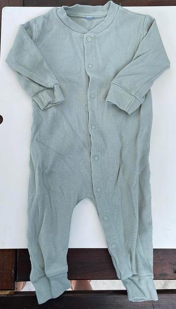 Blauwe/groen boxpakje/pyjama zeeman (maat 68) beschikbaar voor biedingen