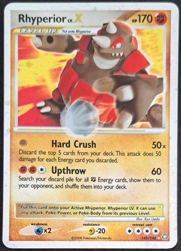 Pokemon Rhyperior Lv.X Legends Awakaned 145/146 beschikbaar voor biedingen