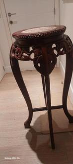 gebeeldhouwde marmeren tafelblad van palisander, Ophalen