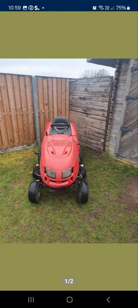 Castelgarden zitmaaier, Tuin en Terras, Grasmaaiers, Gebruikt, Ophalen