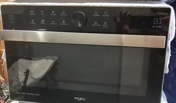 microgolf Wirlpool combi-oven in zwart en inox kleur, 