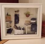 3D kaders - living (15€) + badkamer (7€) - stijl Maritiem, Huis en Inrichting, Woonaccessoires | Lijsten, Ophalen