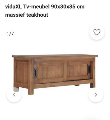Tv-kast Tvmeubel TEAK beschikbaar voor biedingen