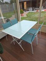 Tafel met 4 stoelen, Huis en Inrichting, Ophalen, Zo goed als nieuw