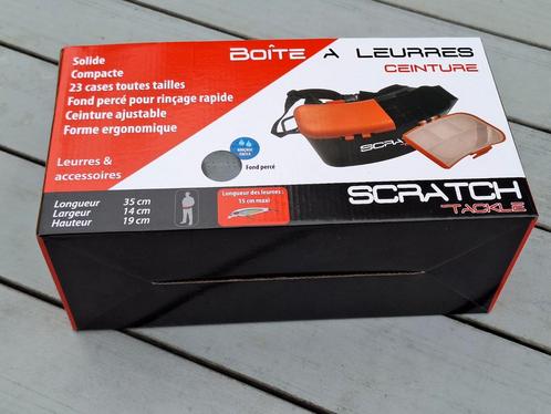 Scratch Tackle Belt Lure Box, Watersport en Boten, Hengelsport | Roofvissen, Nieuw, Ophalen