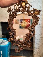 Antieke bronzen spiegel, Minder dan 100 cm, Minder dan 50 cm, Ophalen, Ovaal