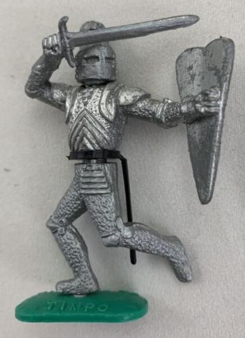 Jouet en plastique Timpo Swoppet Silver Medieval Knight Sold