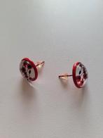 Rode oorbellen met poppies - Nieuw, Handtassen en Accessoires, Oorbellen, Ophalen, Overige materialen, Nieuw, Knopjes of Stekers