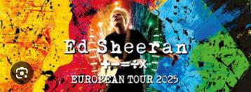 2 places de concert pour Ed Sheeran Anvers 08/08/2025 beschikbaar voor biedingen