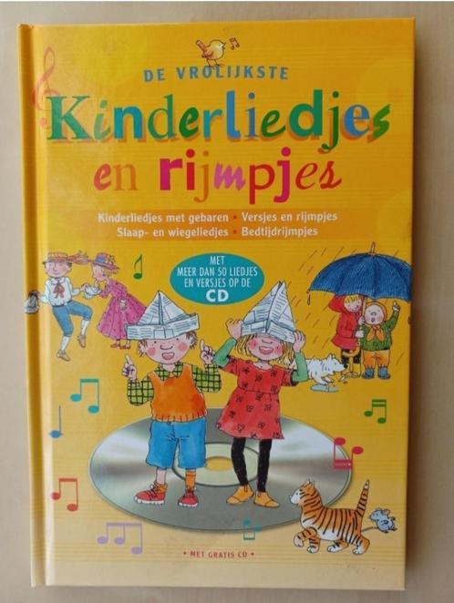De Vrolijkste Kinderliedjes en Rijmpjes (boek + CD), Boeken, Luisterboeken, Cd, Kind, Ophalen of Verzenden
