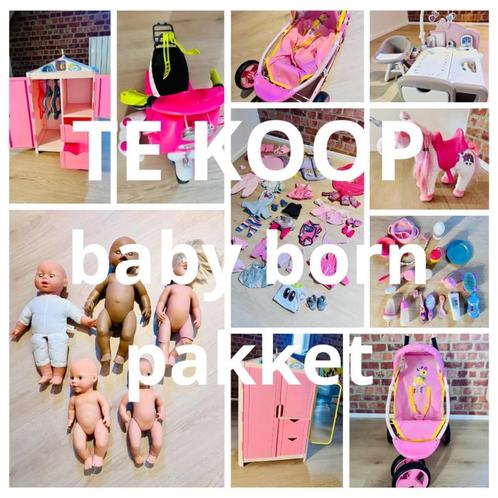 baby born poppenset, Kinderen en Baby's, Speelgoed | Poppen, Zo goed als nieuw, Babypop, Ophalen