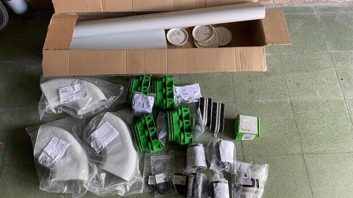 DUCO Ventilatie onderdelen, Doe-het-zelf en Bouw, Ventilatie en Afzuiging, Nieuw, Ophalen