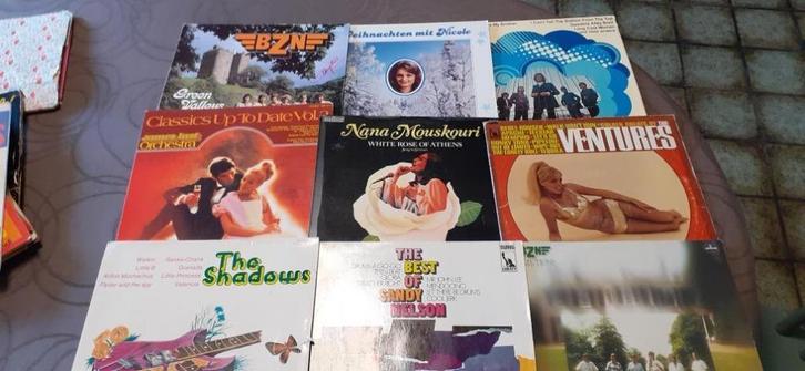 9 lp's (diverse artiesten), Cd's en Dvd's, Vinyl | Overige Vinyl, Gebruikt, Overige formaten, Ophalen