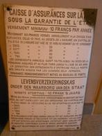 antiek email bord Levensverzekeringskas, Enlèvement ou Envoi, Utilisé