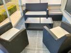 Tuinlounge, Tuin en Terras, Ophalen, 4 zitplaatsen, Kunststof, Bank