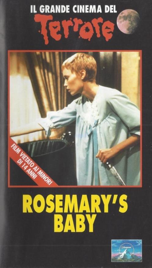 Rosemary's Baby (Horror VHS - IT) (1968), CD & DVD, VHS | Film, Utilisé, Horreur, Envoi