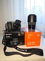 Sony Alpha 6400 + 16-50mm & 55-210mm, Audio, Tv en Foto, Fotocamera's Digitaal, Ophalen, Zo goed als nieuw, Sony