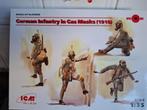 Duitse infanterie WOI met gasmaskers ICM 1/35e, Ophalen of Verzenden, Nieuw, 1:35 tot 1:50, Figuur of Figuren