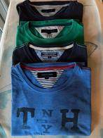 T-shirt Tommy Hilfiger maat M (4 stuks) (origineel), Kleding | Heren, T-shirts, Gedragen, Blauw, Maat 48/50 (M), Tommy hilfiger