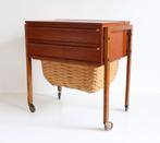 Vintage teak sewing table 1960s Rudersberg, Antiquités & Art, Curiosités & Brocante, Enlèvement