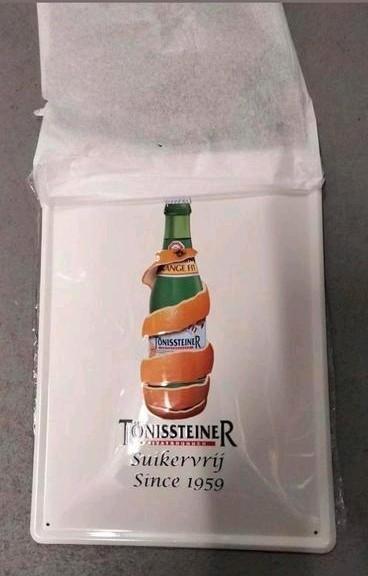 Tonissteiner plaat. Nieuwstaat. Nog steeds ingepakt. Zie fot, Verzamelen, Biermerken, Nieuw, Duvel, Ophalen of Verzenden