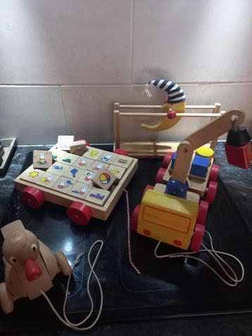 set houten speelgoed beschikbaar voor biedingen