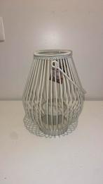 Lantaarn, Huis en Inrichting, Woonaccessoires | Kandelaars en Kaarsen, Crème, 25 tot 50 cm, Verzenden, Nieuw