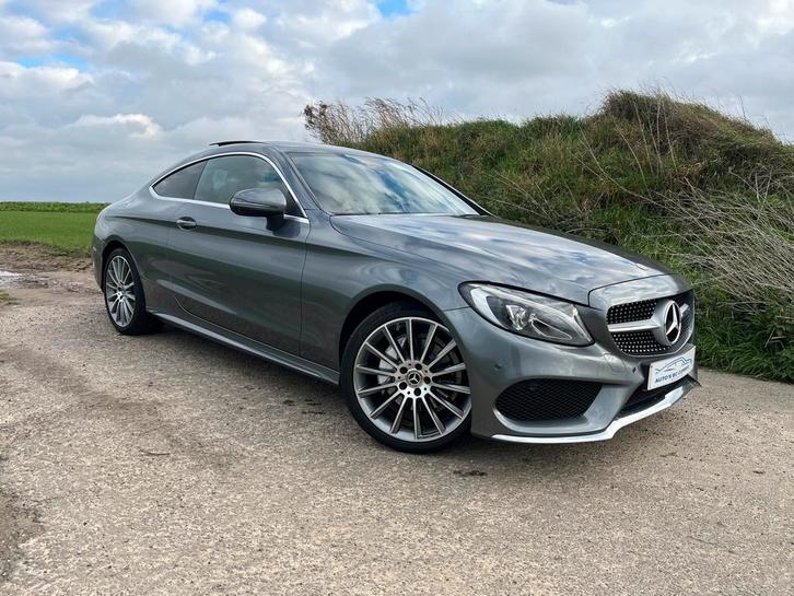 Mercedes-Benz C 200 Coupe AMG Line * PANO * 1 ST EIGENAAR, Autos, Mercedes-Benz, Entreprise, Achat, Classe C, ABS, Caméra de recul